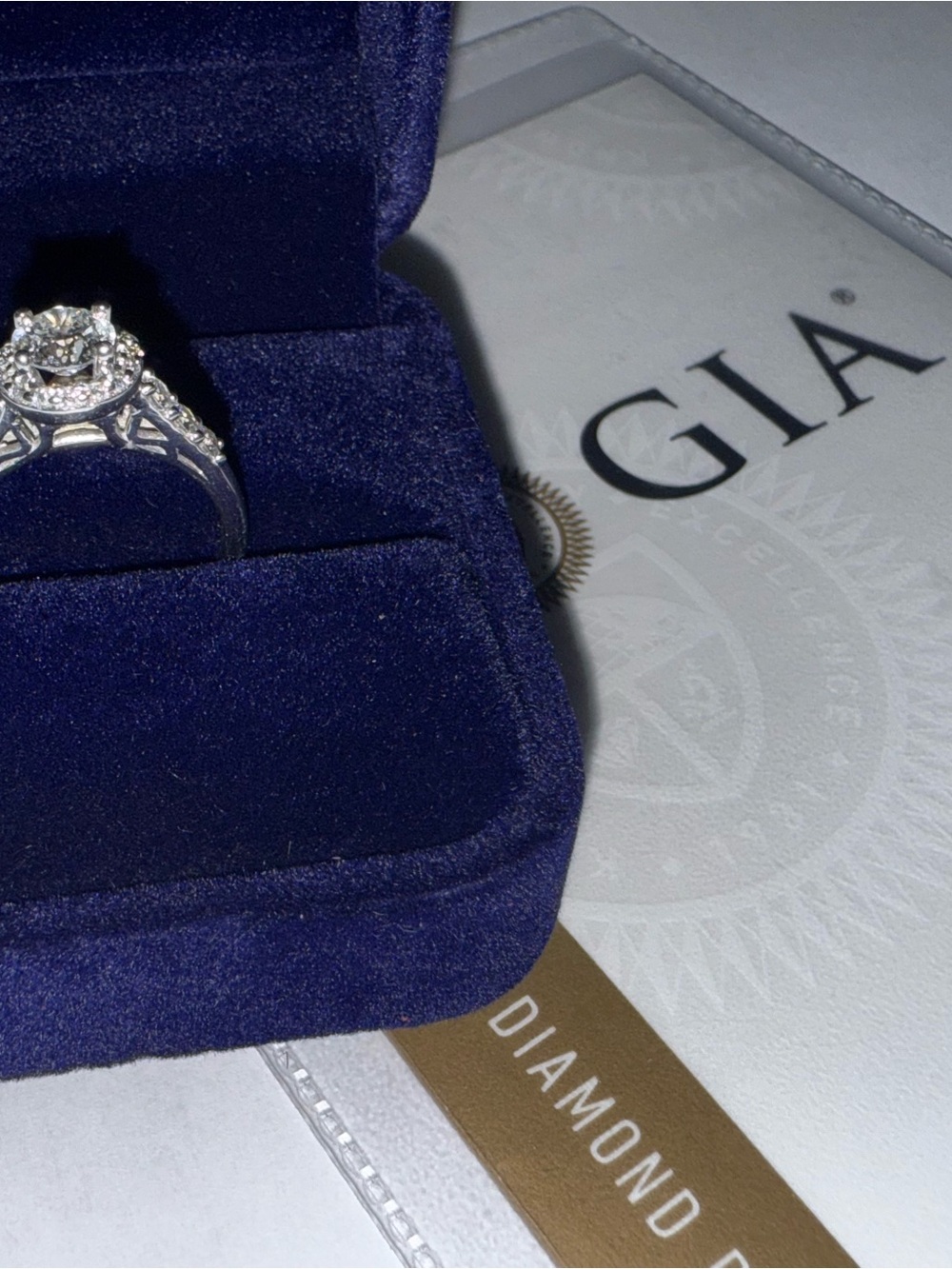 Brand NEW! Never worn! Natural Diamonds! 19K with White Gold, - Picture 8 of 11